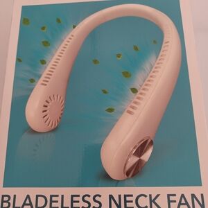 Portable Cream Bladeless Neck Fan